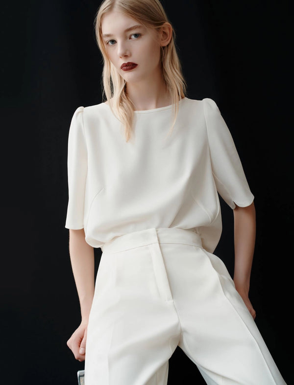 Blusa in enver satin riciclato MARELLA Art. 365