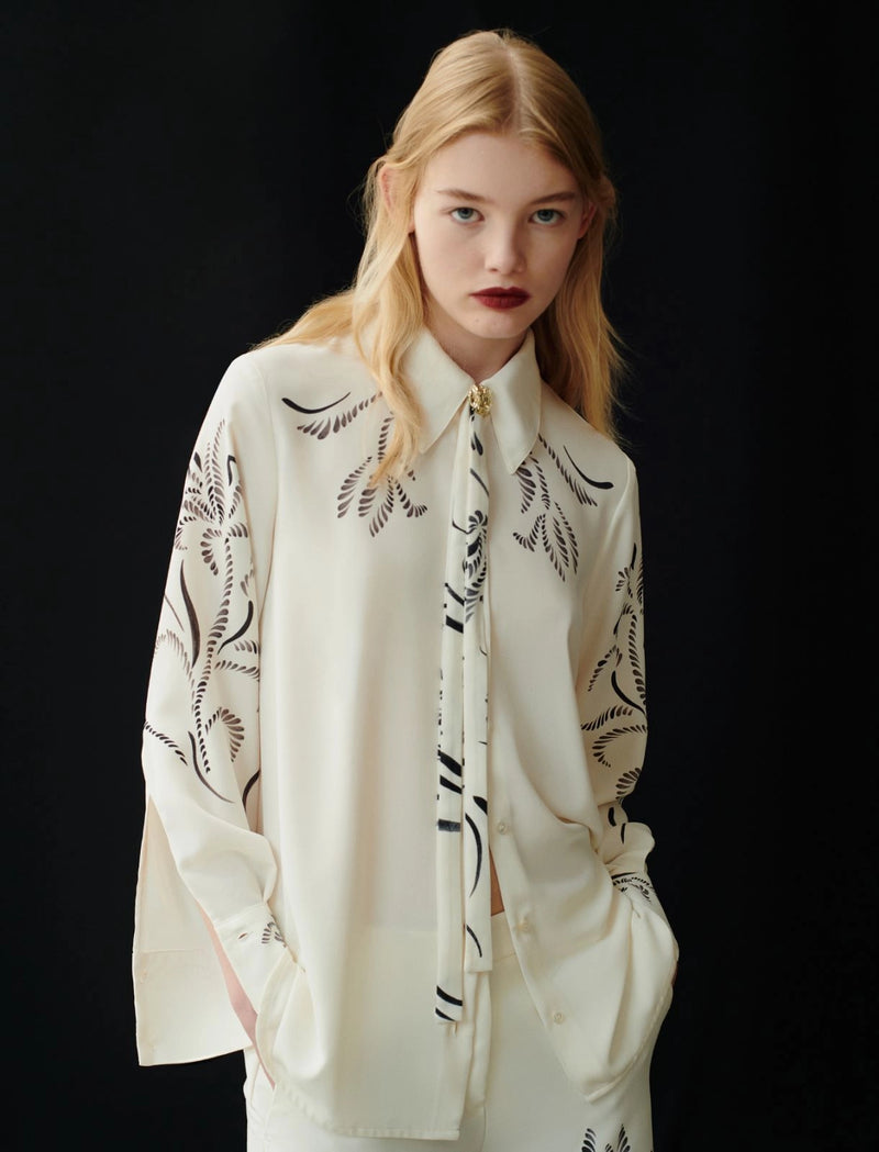 Camicia in satin stampato MARELLA Art. 365