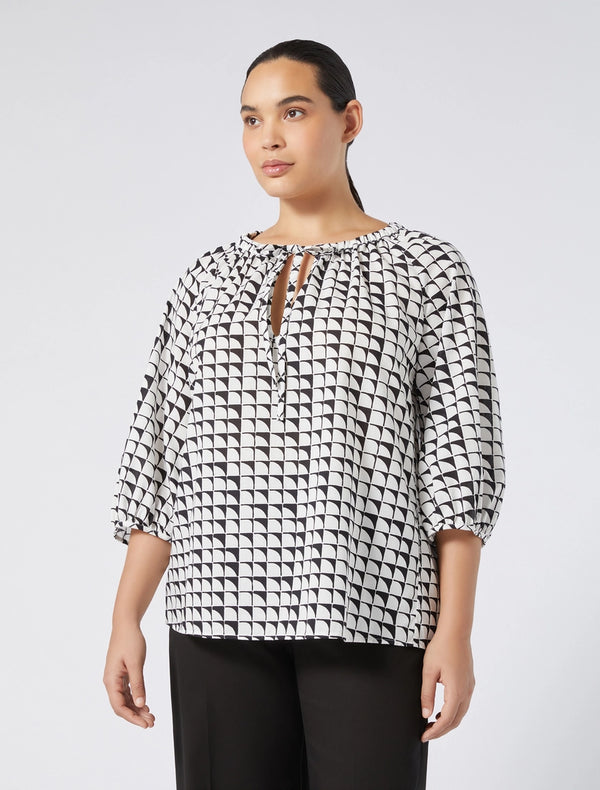 Blusa in mussola di cotone PERSONA BY MARINA RINALDI