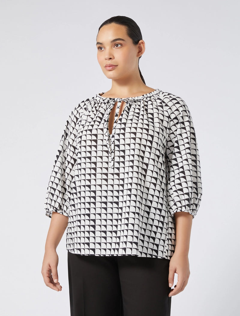Blusa in mussola di cotone PERSONA BY MARINA RINALDI