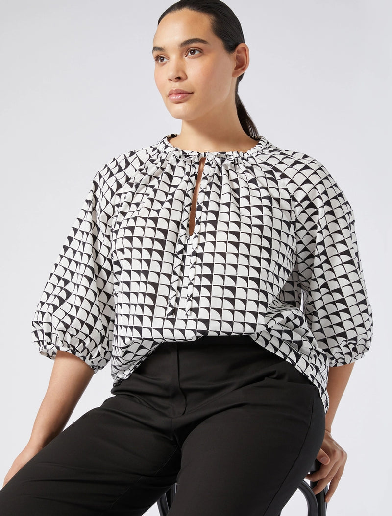 Blusa in mussola di cotone PERSONA BY MARINA RINALDI