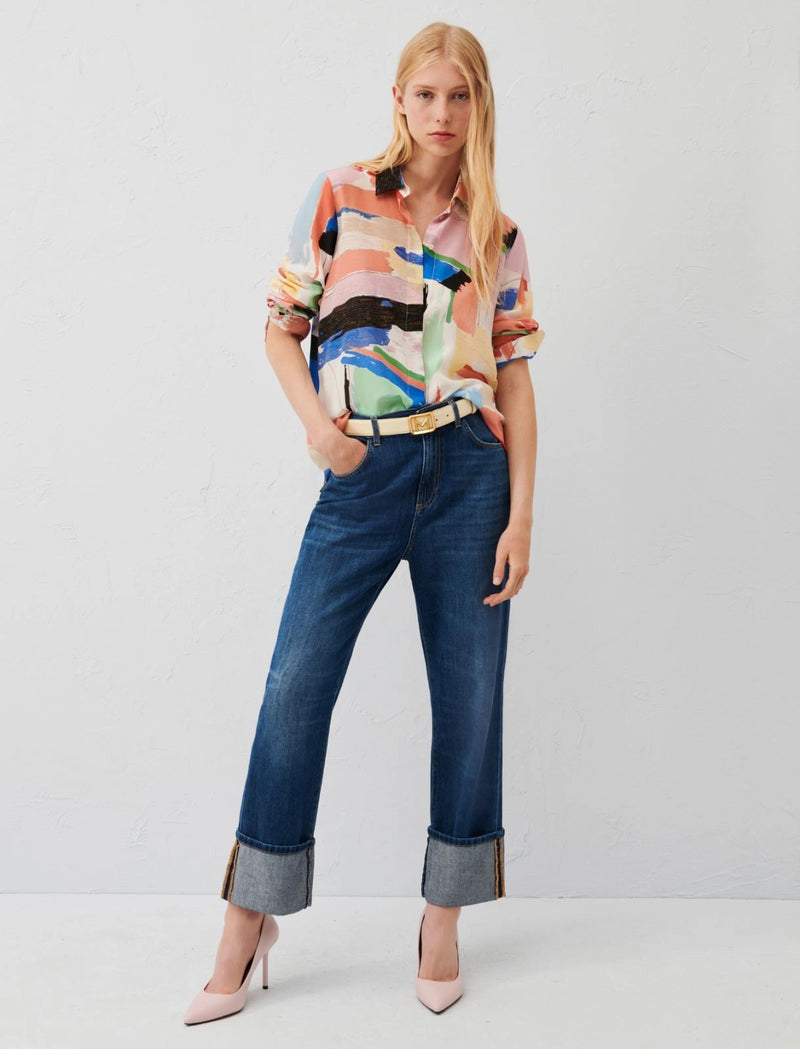Camicia a fantasia marella