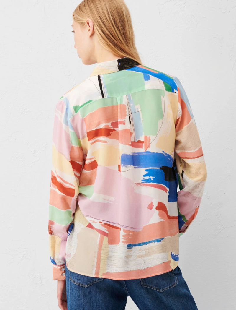 Camicia a fantasia marella