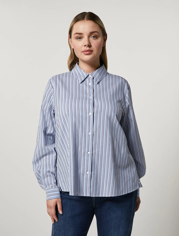 CAMICIA IN COTONE E VISCOSA persona by marina rinaldi