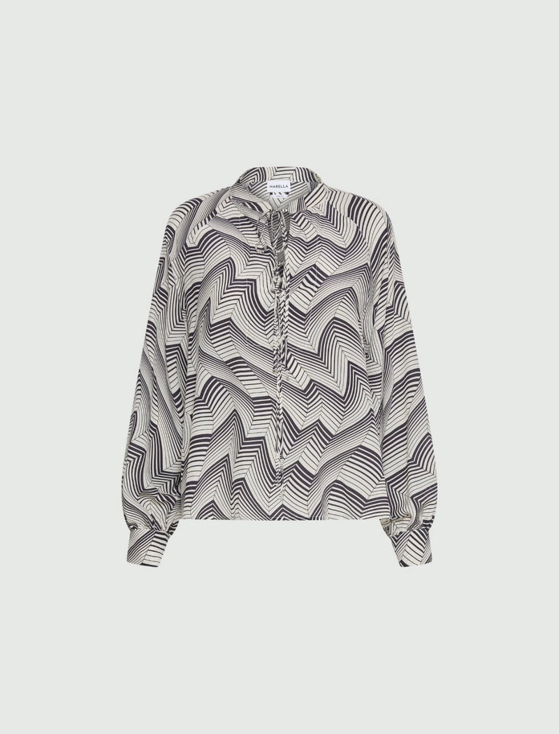 Blusa in seta - Ecru` MARELLA