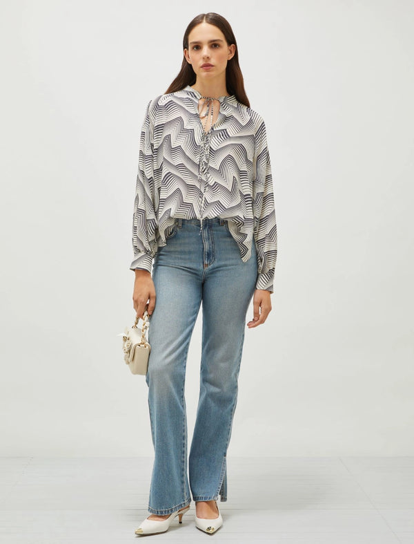 Blusa in seta - Ecru` MARELLA