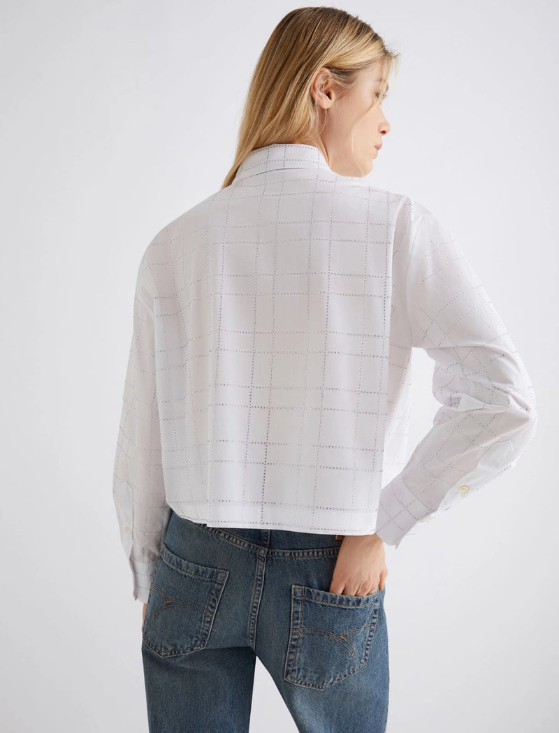 Camicia con strass - BIANCO OTTICO MARELLA
