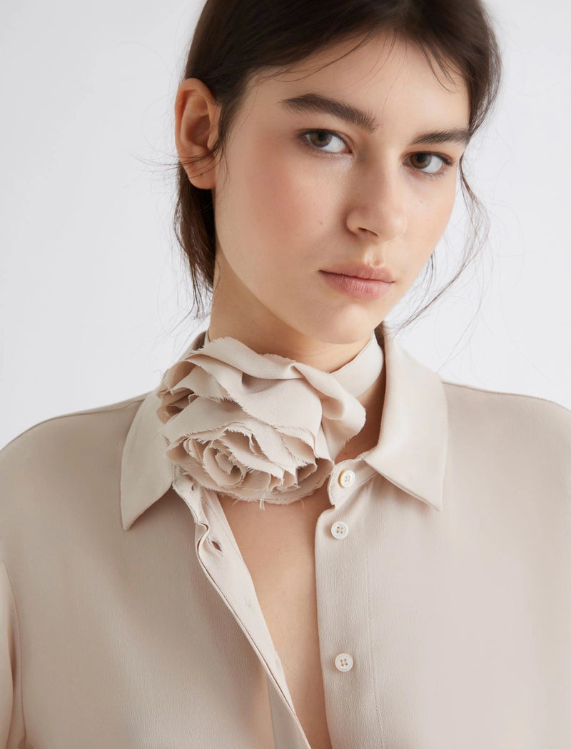 Camicia in crepe misto seta - CORDA MARELLA