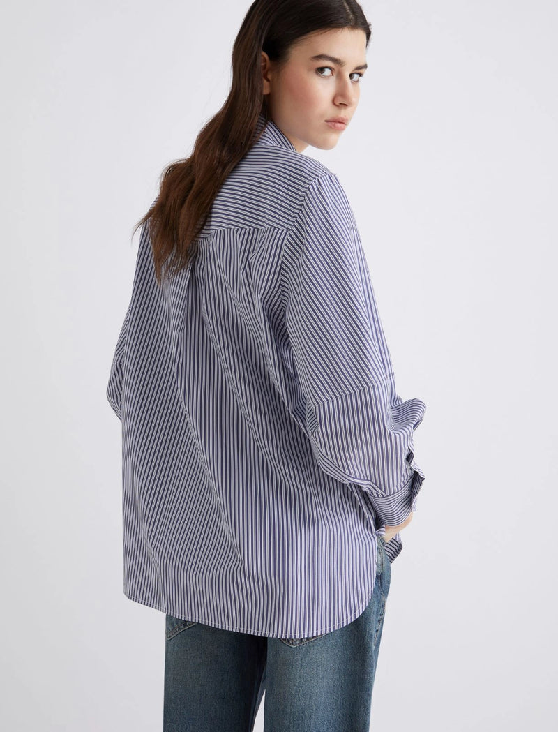 Camicia con cravatta e fiore - BLU MARELLA