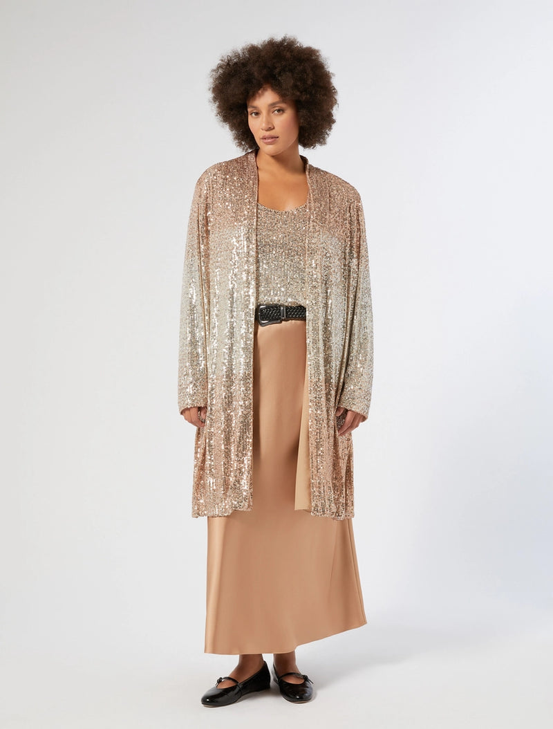 Top in paillettes sfumate - BRONZO PERSONA BY MARINA RINALDI