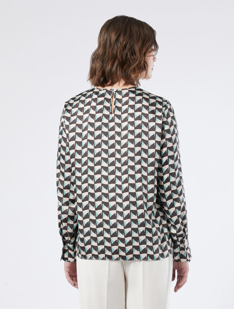 Blusa in twill - AVORIO PERSONA BY MARINA RINALDI