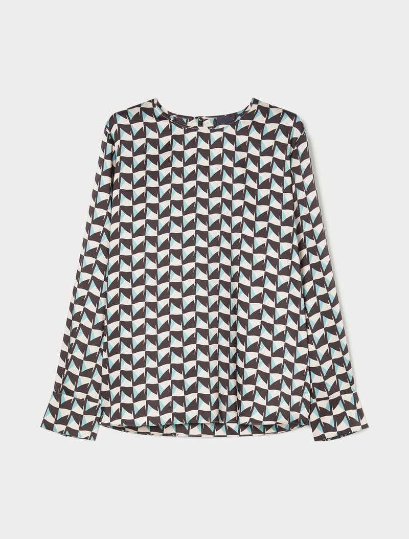 Blusa in twill - AVORIO PERSONA BY MARINA RINALDI