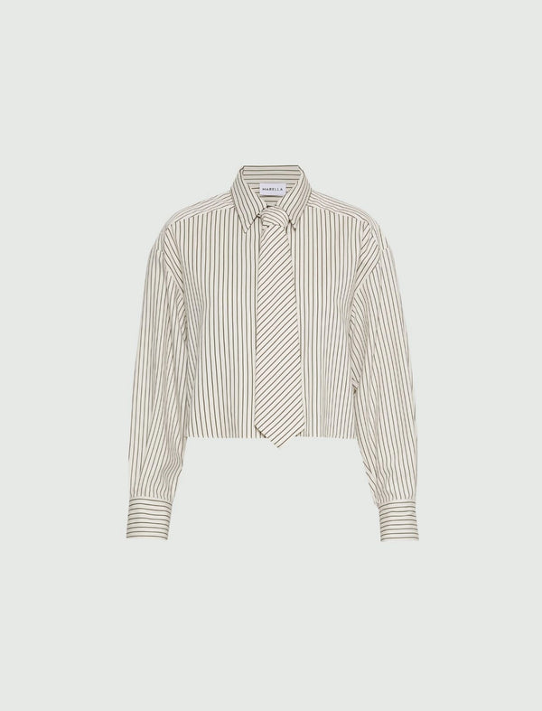 Blusa cropped - SALVIA MARELLA
