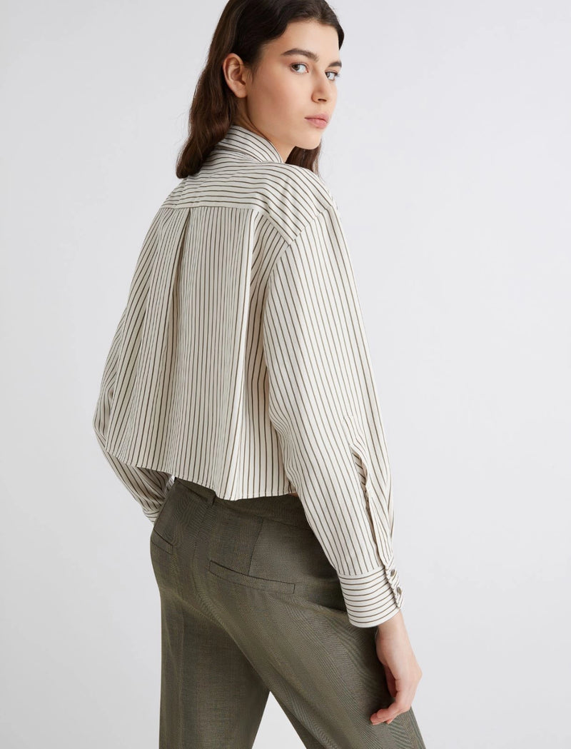 Blusa cropped - SALVIA MARELLA