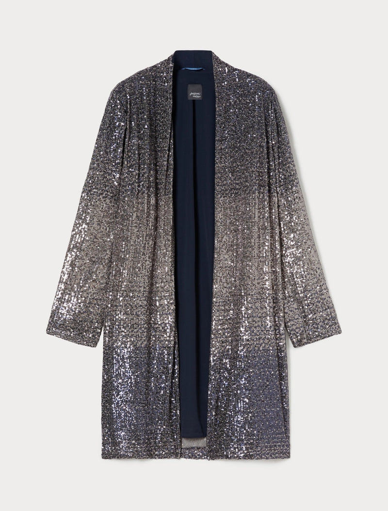 Spolverino in paillettes sfumate - AVIO PERSONA BY MARINA RINALDI