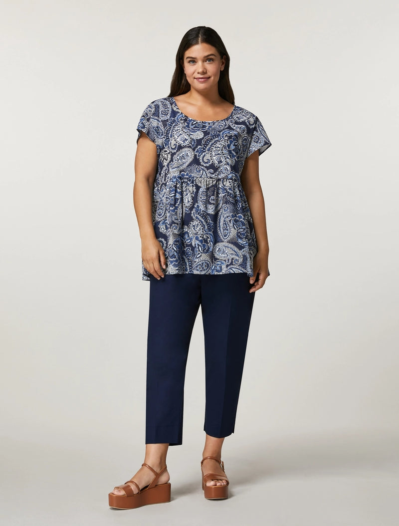 PANTALONI IN GABARDINA DI COTONE persona by marina rinaldi