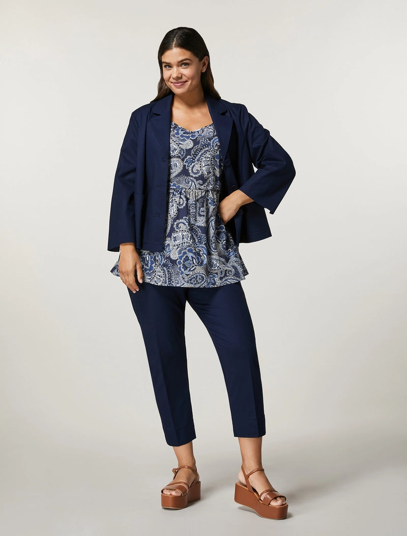 PANTALONI IN GABARDINA DI COTONE persona by marina rinaldi