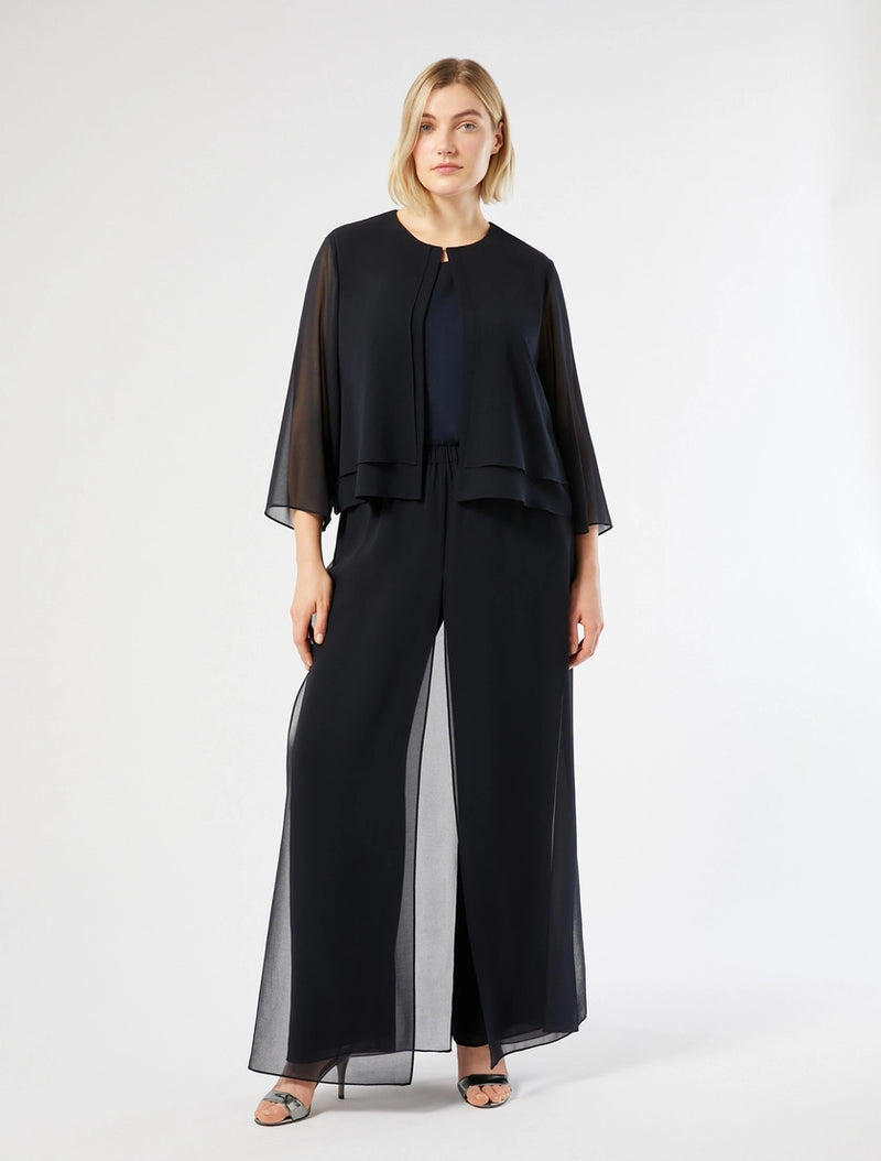 Pantaloni in georgette PERSONA BY MARINA RINALDI