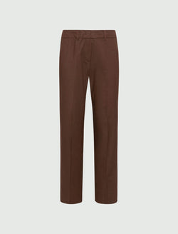 Pantaloni chino marella