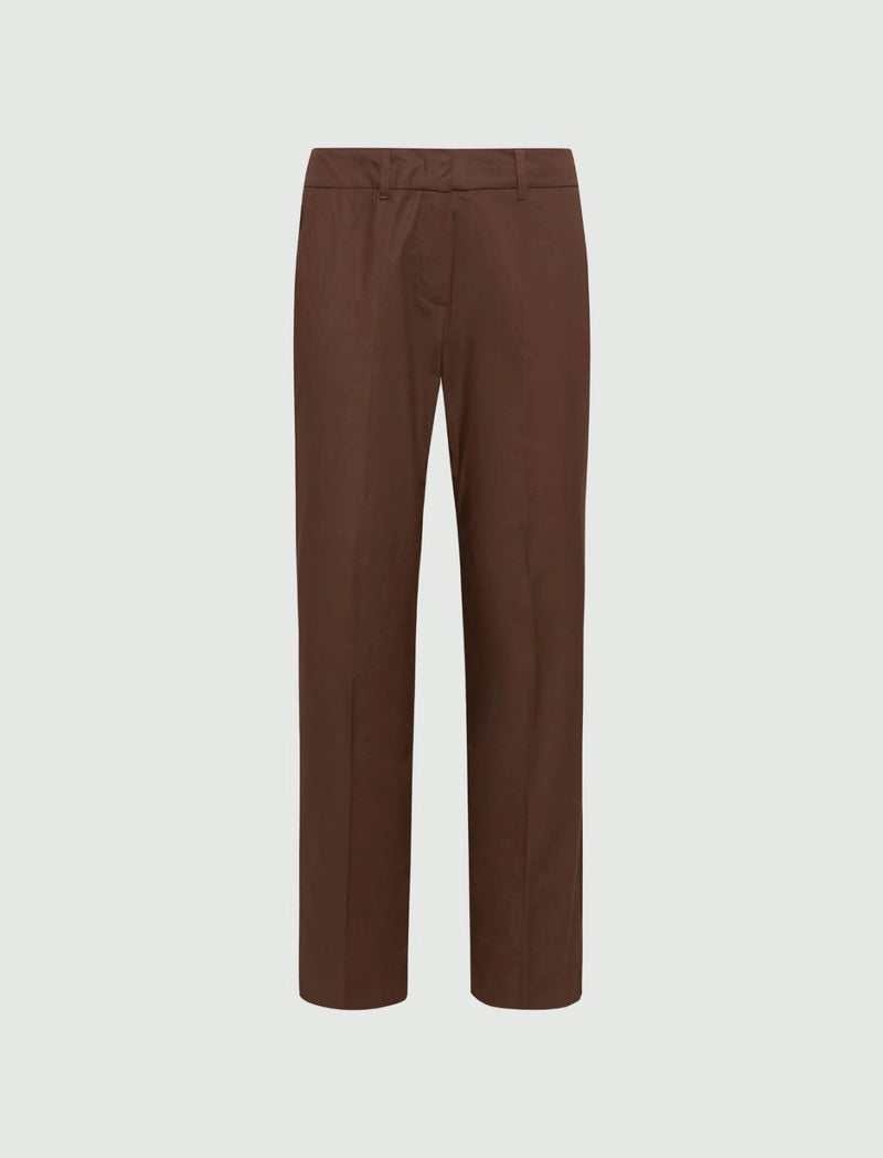 Pantaloni chino marella