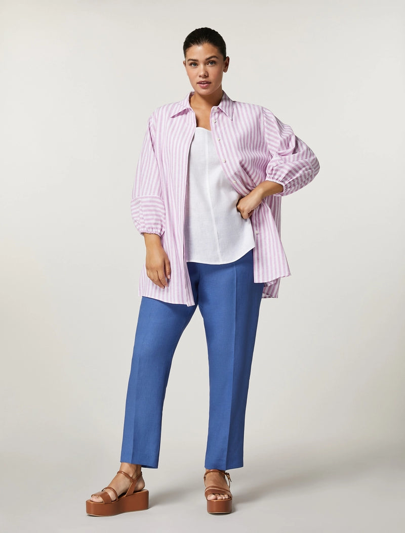 PANTALONI IN TELA DI LINO persona by marina rinaldi