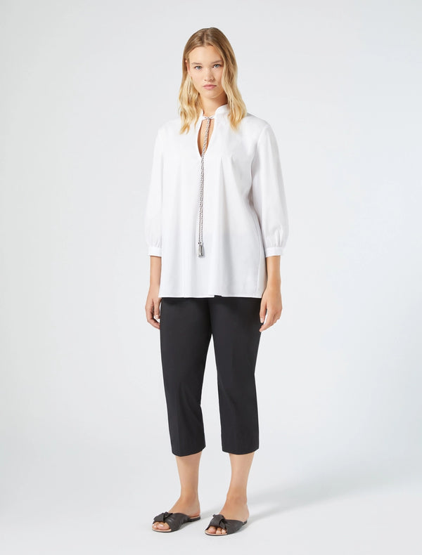 Pantaloni slim in cotone PERSONA BY MARINA RINALDI