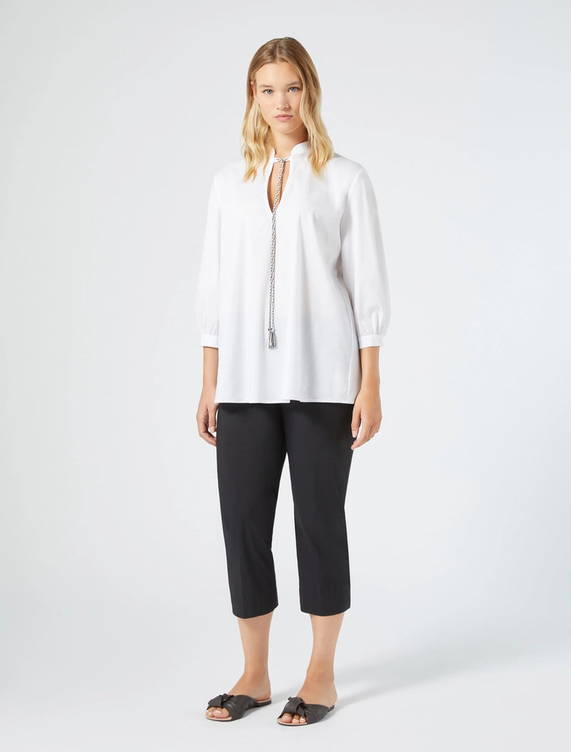 Pantaloni slim in cotone PERSONA BY MARINA RINALDI