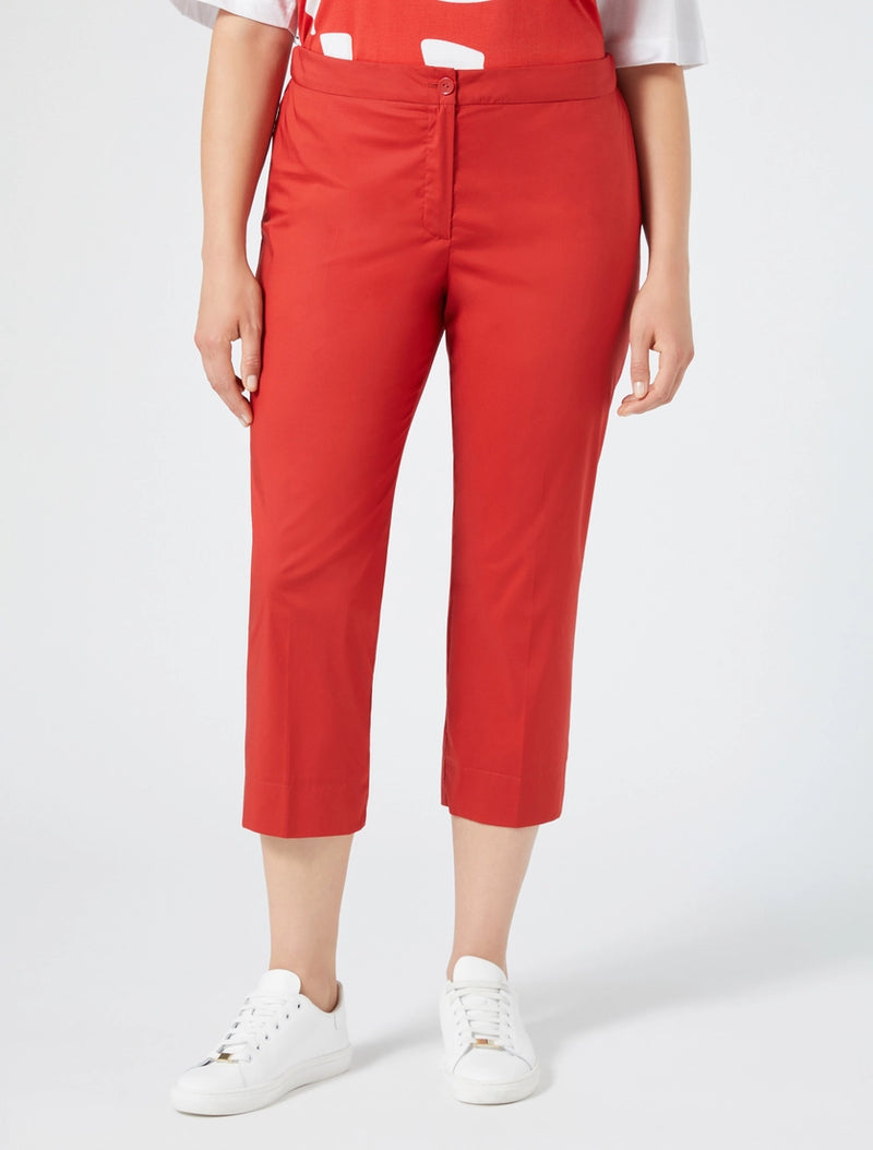 Pantaloni slim in cotone PERSONA BY MARINA RINALDI