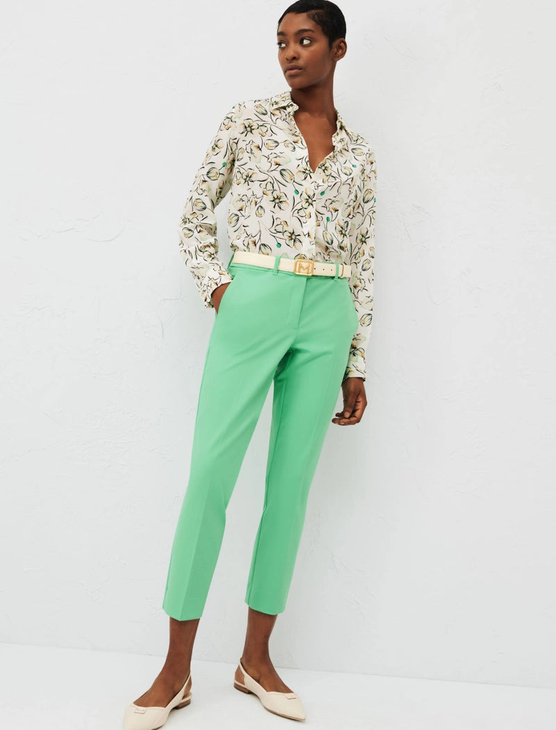 Pantaloni chino marella