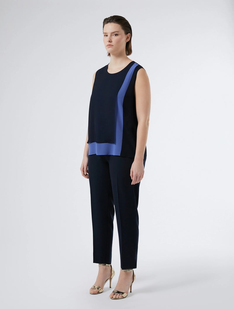 Pantaloni in crêpe envers satin PERSONA BY MARINA RINALDI
