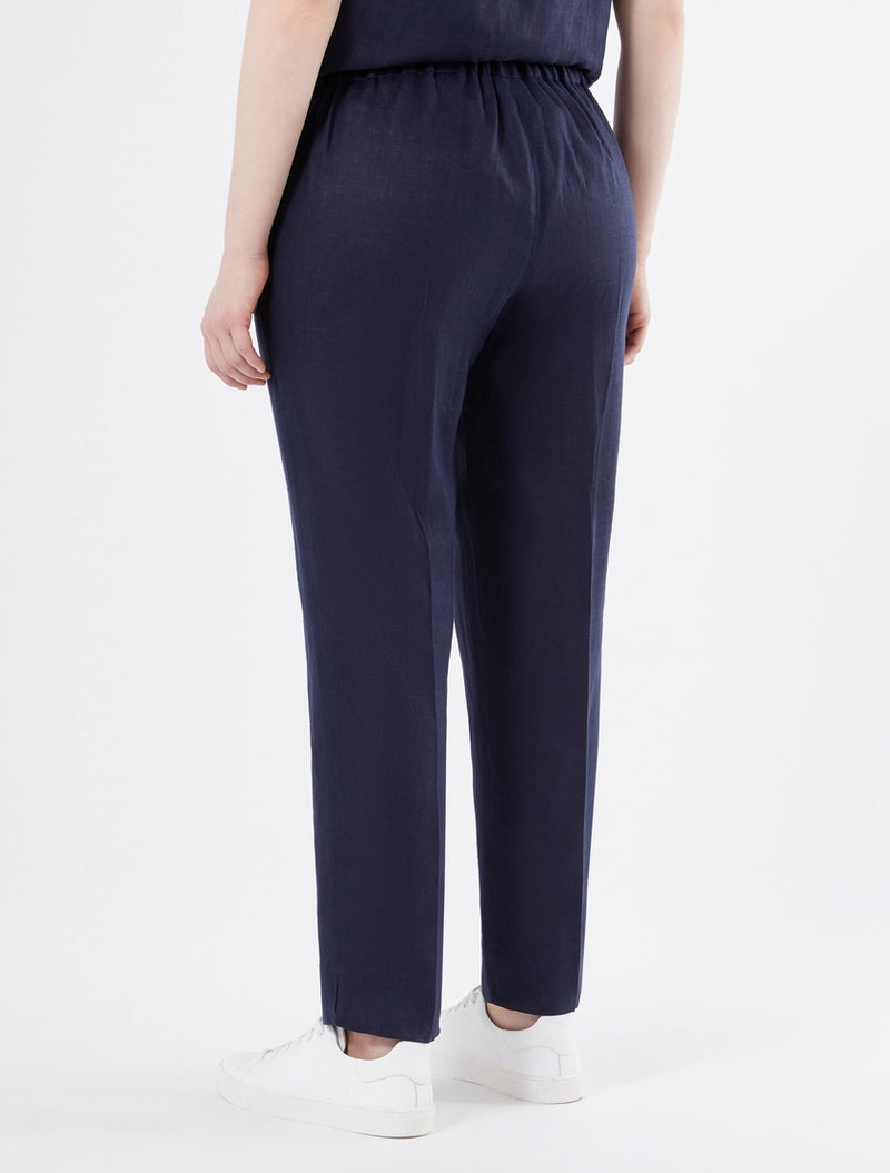 Pantaloni slim in lino PERSONA BY MARINA RINALDI