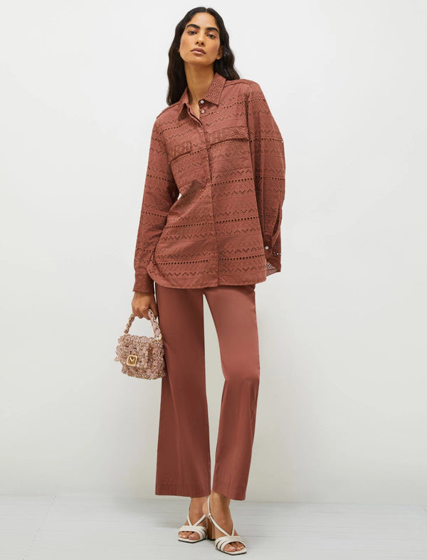 Pantalone 5 tasche flare - Marrone MARELLA