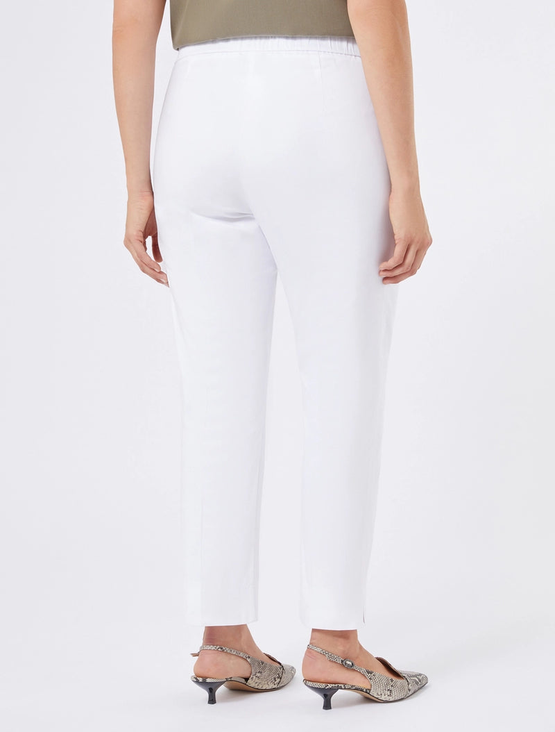 Pantaloni in raso di cotone stretch PERSONA BY MARINA RINALDI