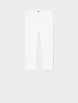 Pantaloni in raso di cotone stretch PERSONA BY MARINA RINALDI