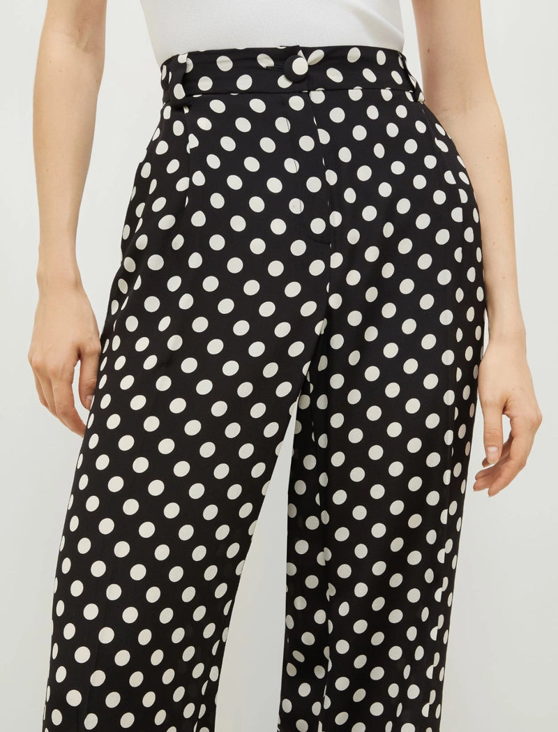 Pantalone morbido in seta - Nero Marella