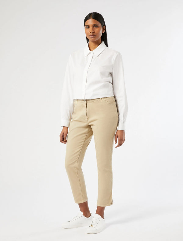 Pantaloni Perfect fit in bull di cotone PERSONA BY MARINA RINALDI
