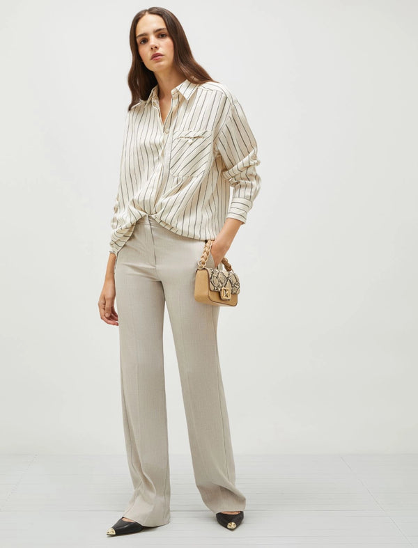 Pantalone dritto stretch - Sabbia MARELLA