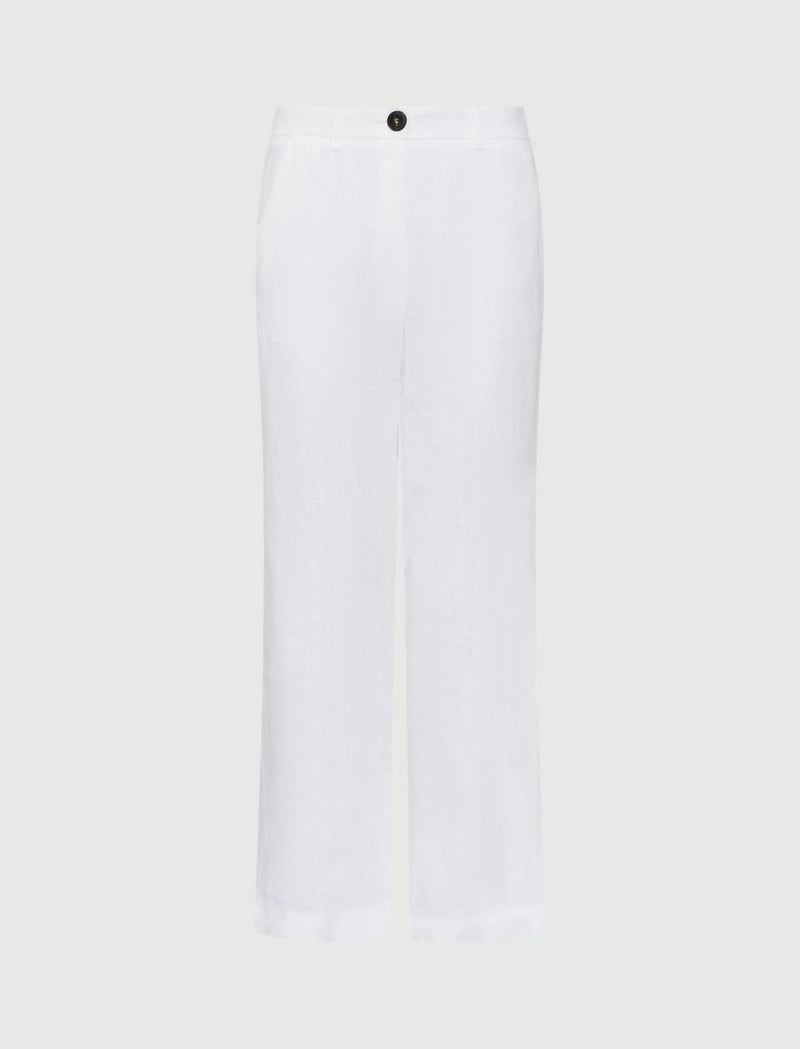 Pantaloni in lino marella