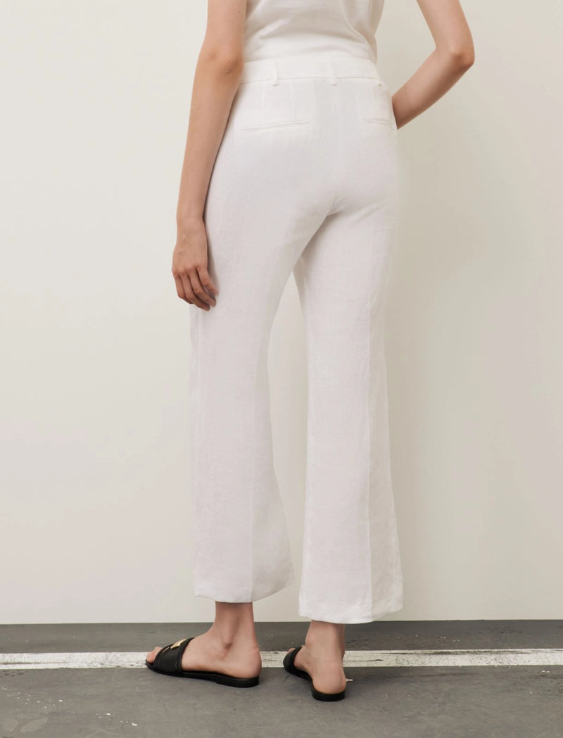 Pantaloni in lino marella