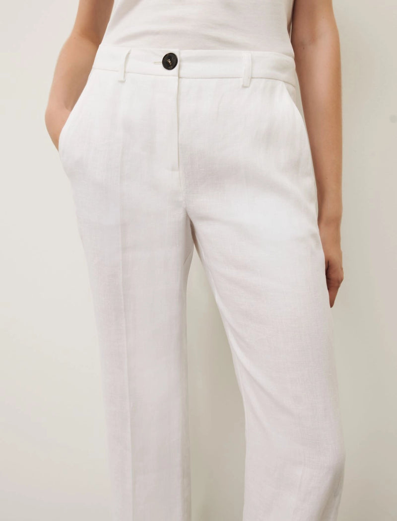 Pantaloni in lino marella