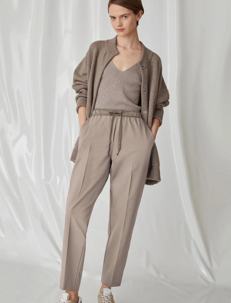 Pantaloni in tela MARELLA Monochrome