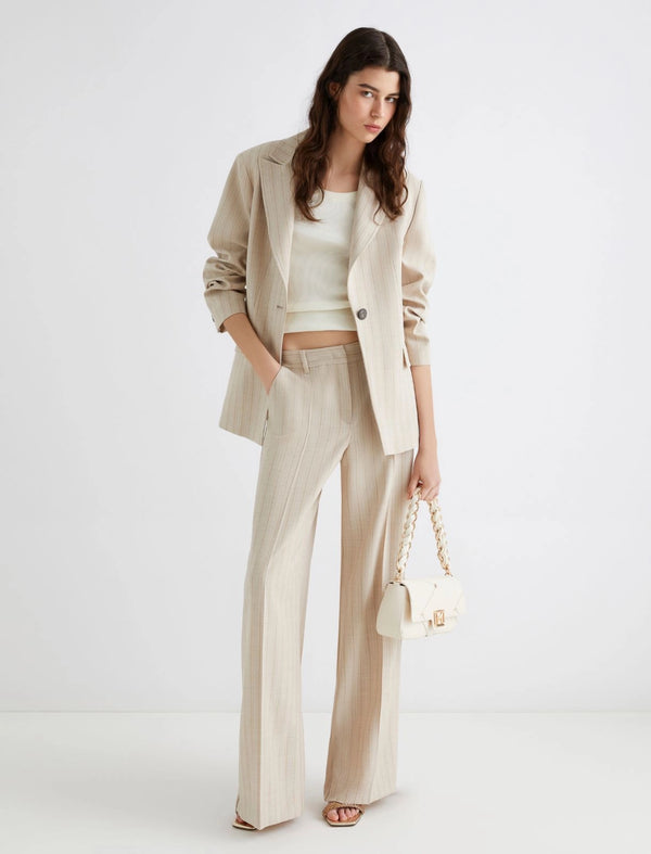 Pantalone morbido mélange - ECRU` MARELLA