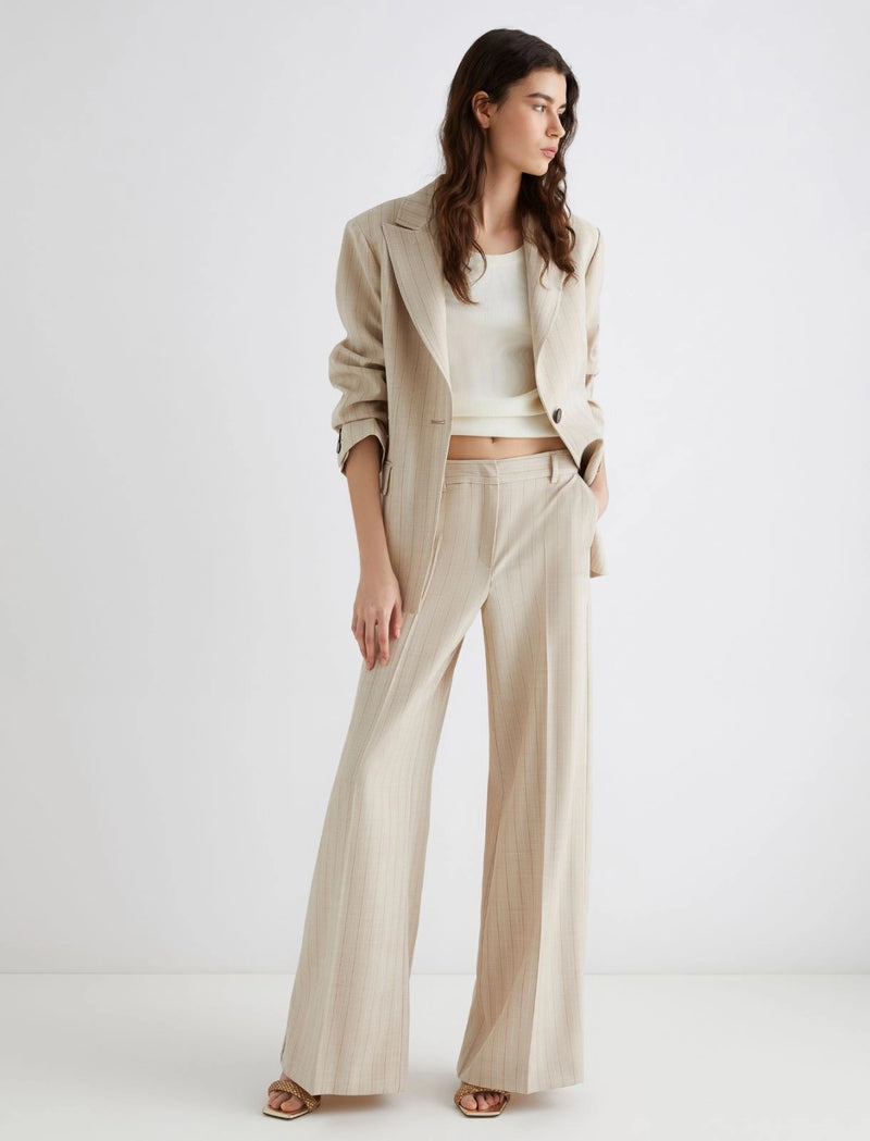 Pantalone morbido mélange - ECRU` MARELLA