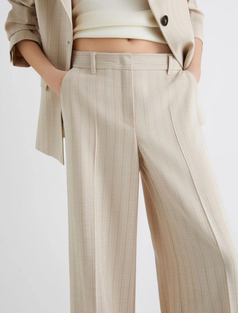 Pantalone morbido mélange - ECRU` MARELLA