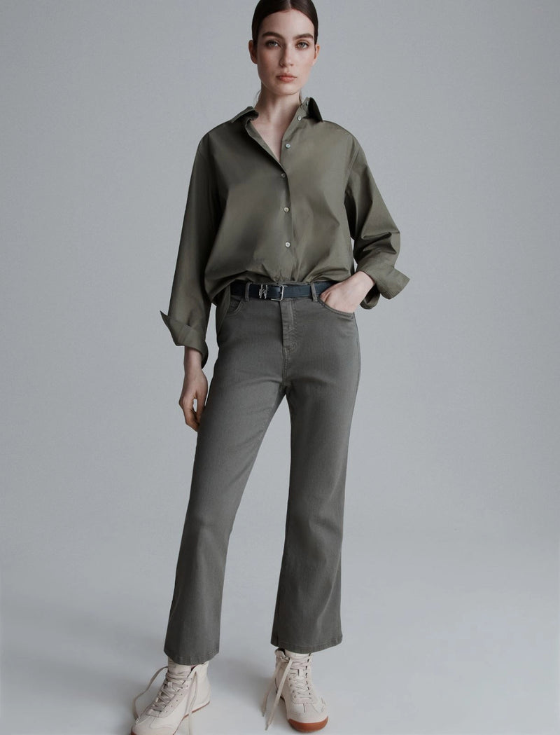 Jeans flare cropped - OLIVA MARELLA MONOCHROME