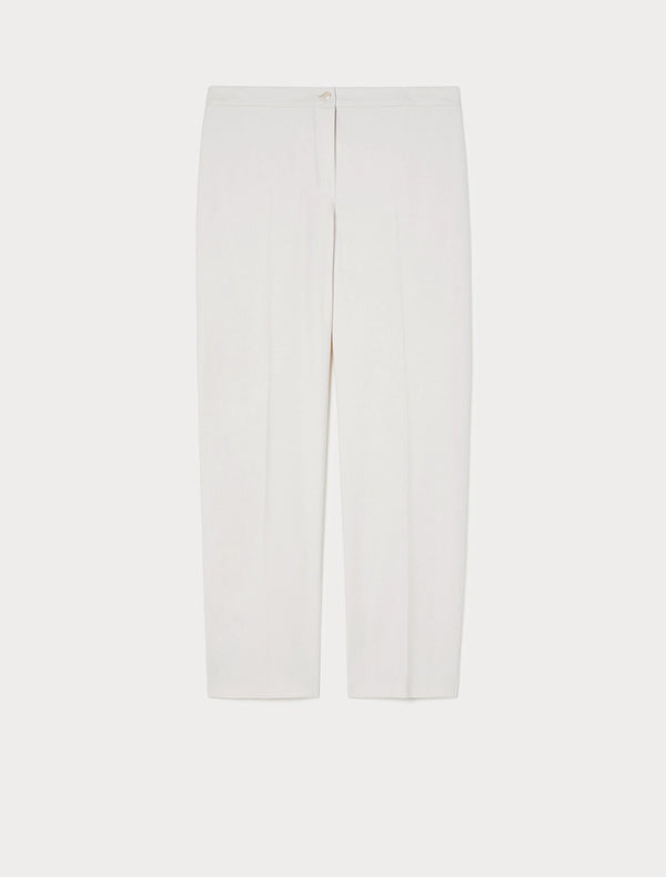 Pantaloni slim in flanella - BIANCO AVORIO PERSONA BY MARINA RINALDI