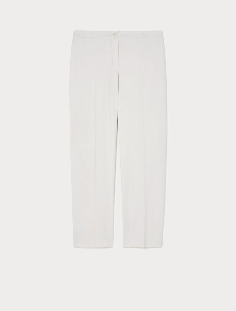 Pantaloni slim in flanella - BIANCO AVORIO PERSONA BY MARINA RINALDI