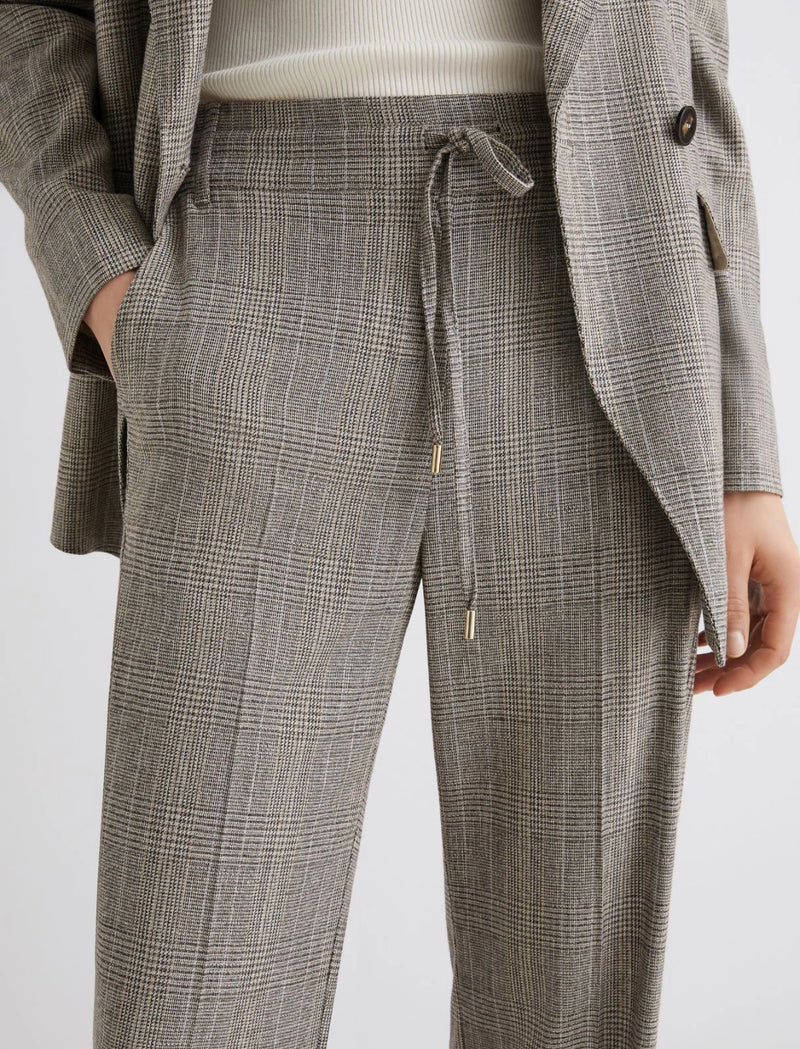 Pantalone in saglia fluida - GRIGIO CHIARO MARELLA