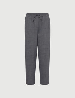 Pantalone slim fit in misto lana - GRIGIO MELANGE MARELLA