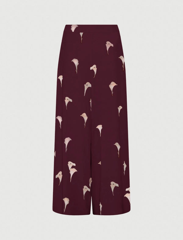 Pantalone wide leg in voile - NATURALE MARELLA